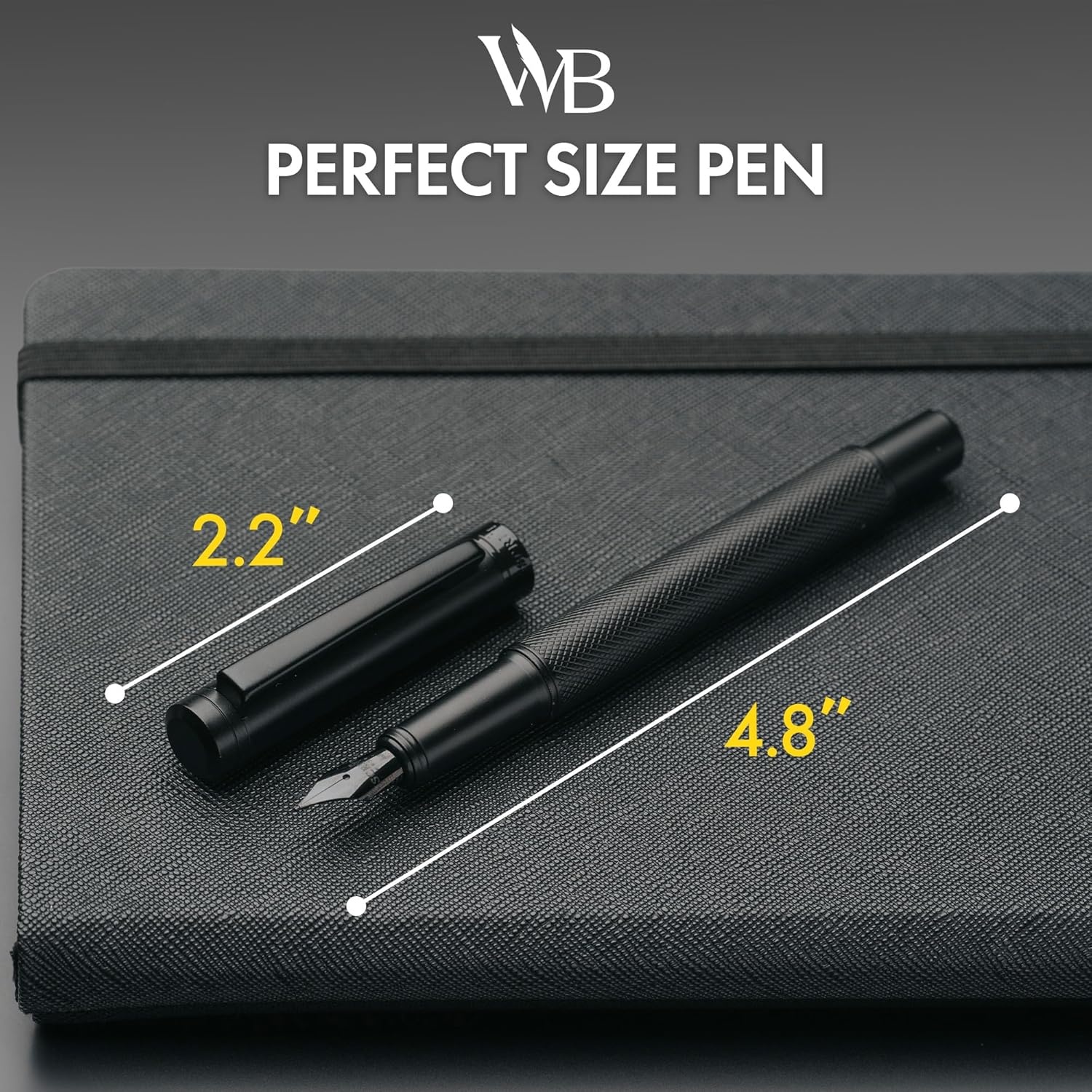 image:imageSCRIVI PENS Luxury Fountain Pen SetRed Fountain Pens for Writing Smooth Extra Fine Nib Includes Refillable Ink Converter 5 Ink Cartridges Black amp Blue Gift Box Elegant CalligraphyBlack