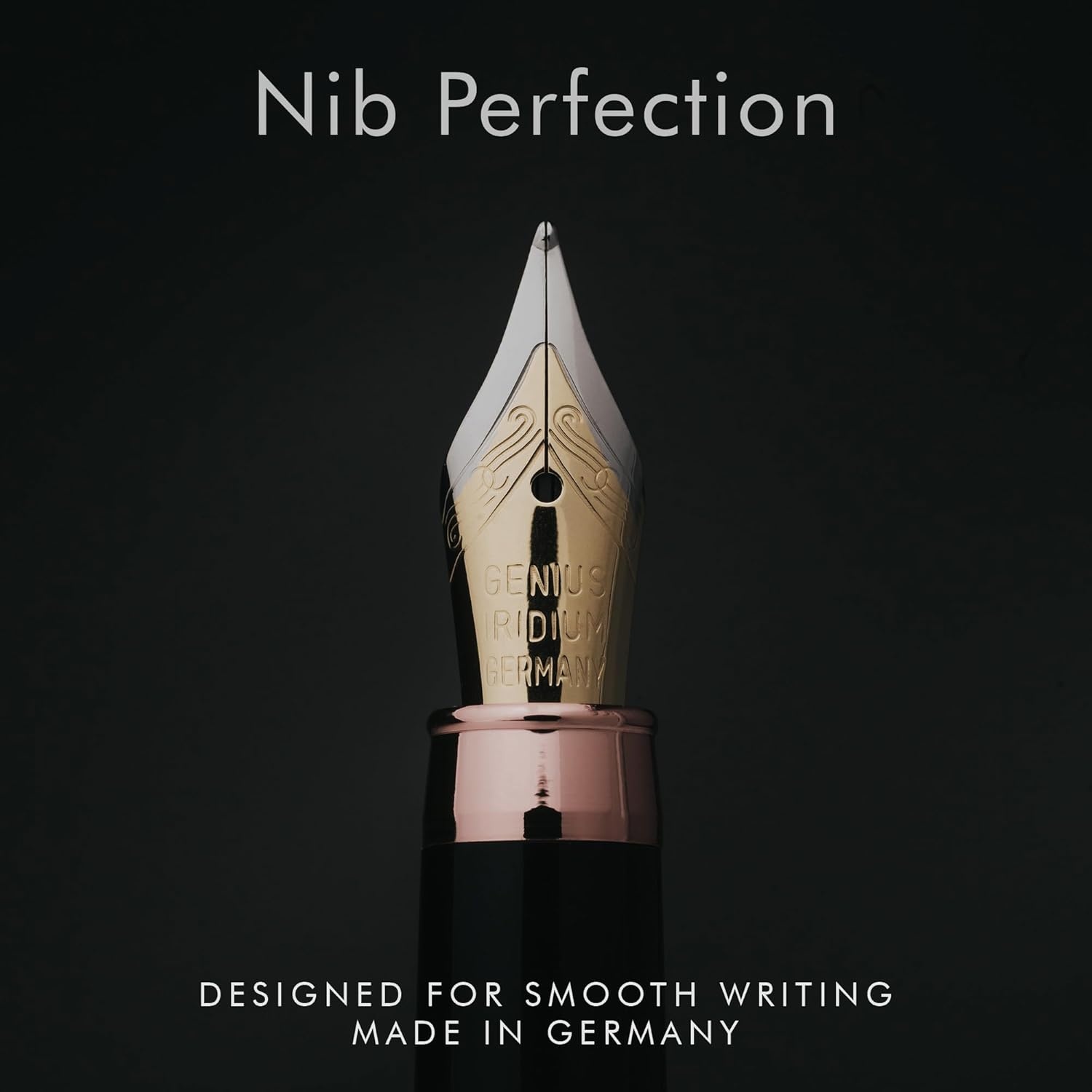 image:imageWordsworth amp Black Fountain Pen Set Luxury Bamboo Wood Medium Nib Gift Case Includes 6 Ink Cartridges Ink Refill Converter Journaling Calligraphy Drawing Smooth Writing Cherry WoodViolet Wood