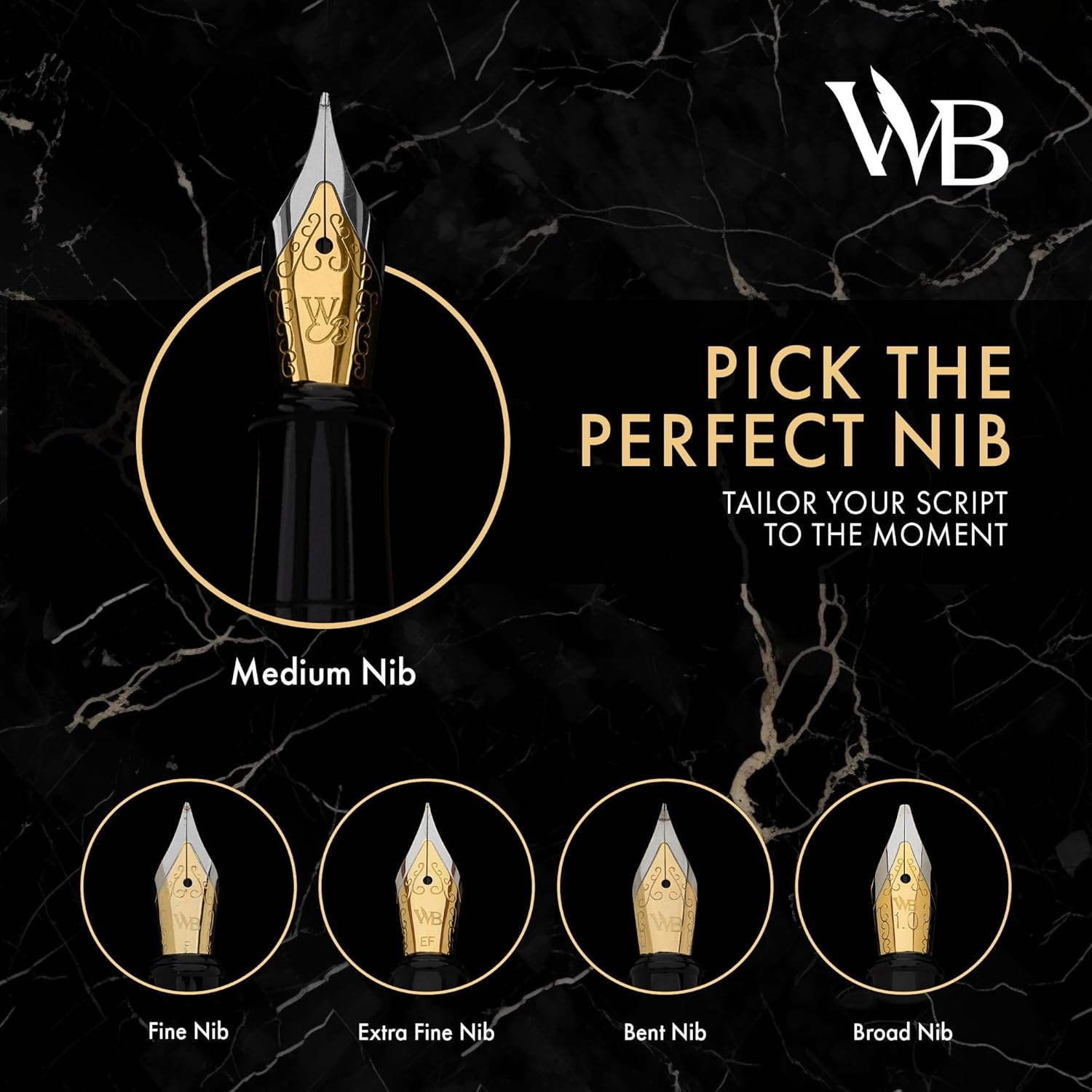 image:imageWordsworth amp Black Fountain Pen Set Medium Nib Includes 24 Ink Cartridges and Ink Refill Converter Gift Case Journaling Calligraphy Smooth Writing Pens Black Chrome Perfect for Men and WomenCrimson Red
