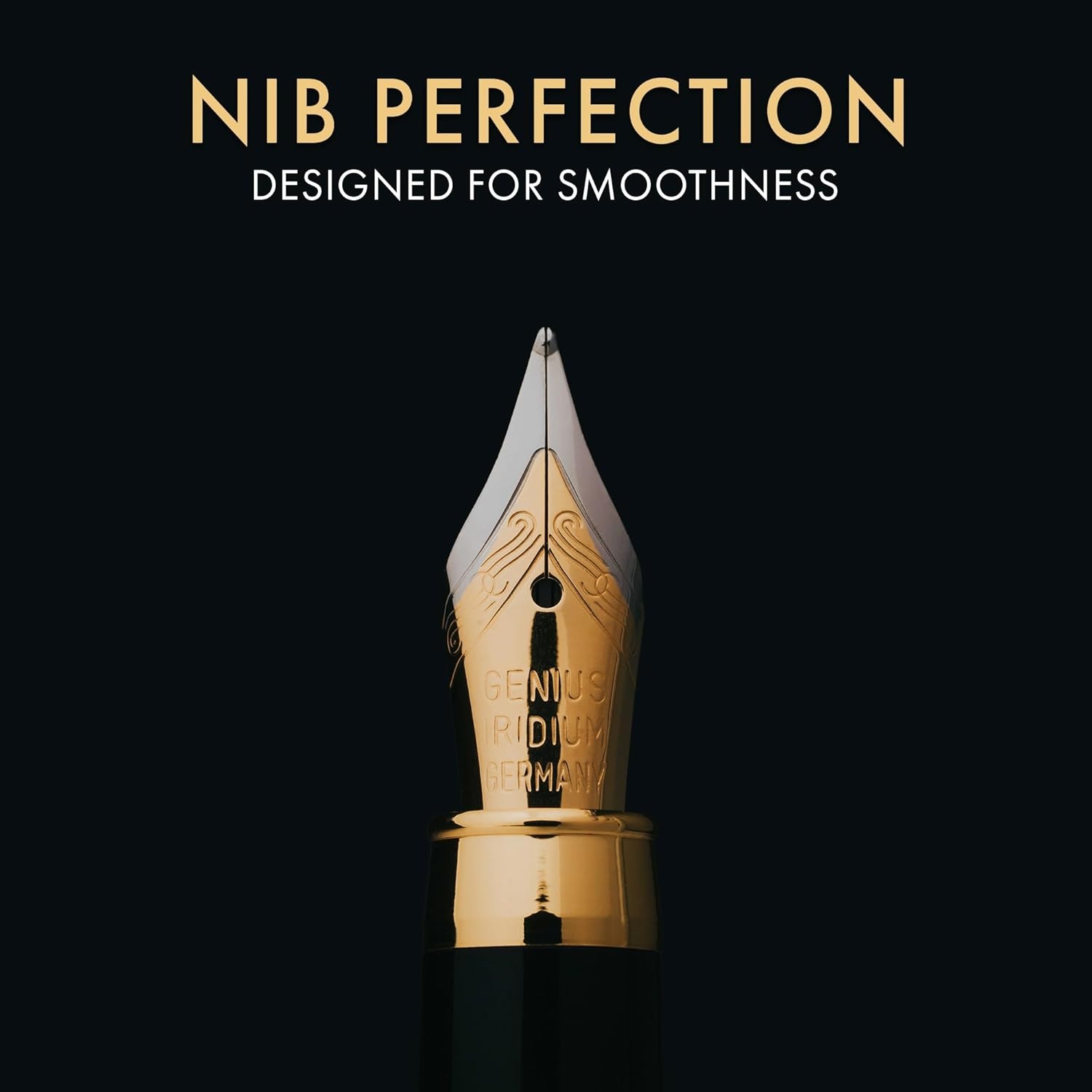 image:imageWordsworth amp Black Fountain Pen Set Rose Wood Luxury Bamboo Wood Medium Nib Includes 50 ml Pen Ink Red 6 Ink Cartridges Refill Converter and Premium Gift Case