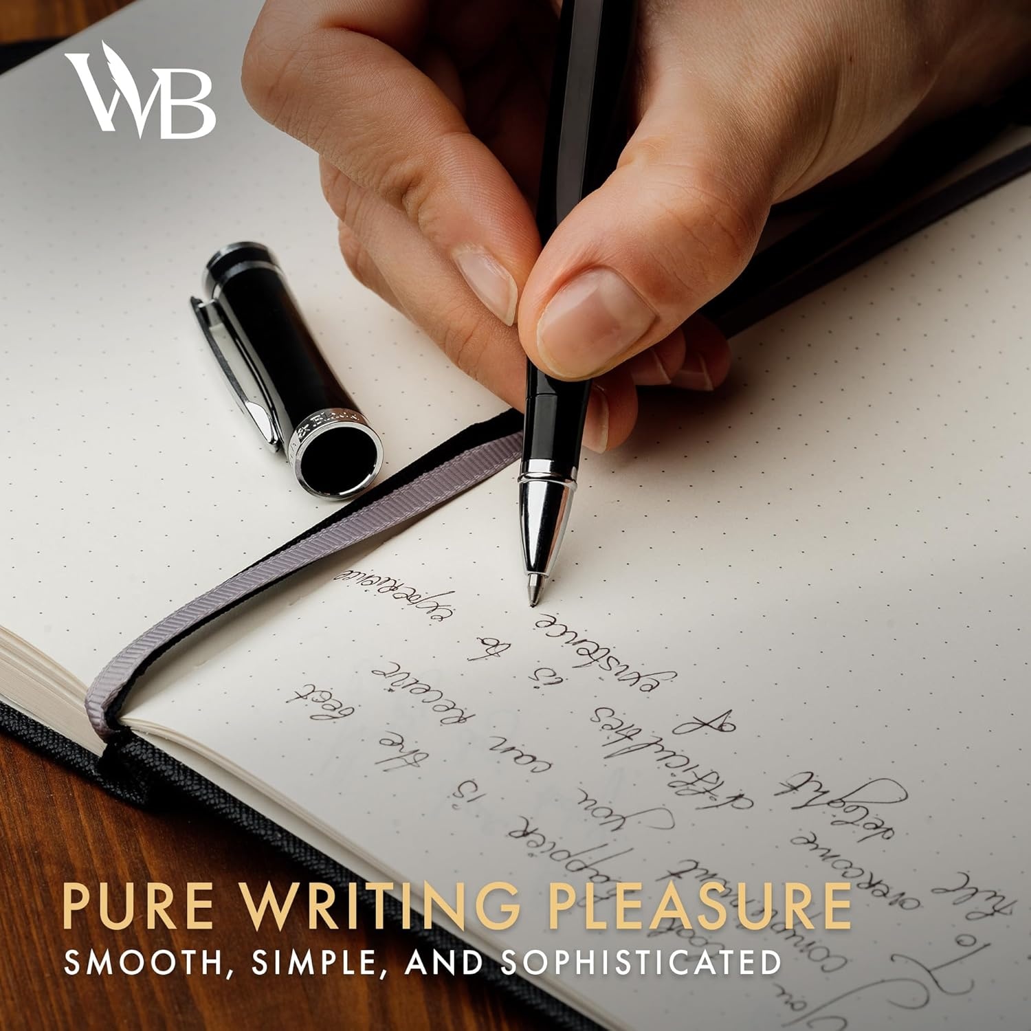 image:imageWordsworth and Black Rollerball Pen Refills Black Set of 4 Replaceable Refills Medium Tip Quick Drying Black Ink Standard Size Rollerball Pens Smooth WritingBlueMedium Nib