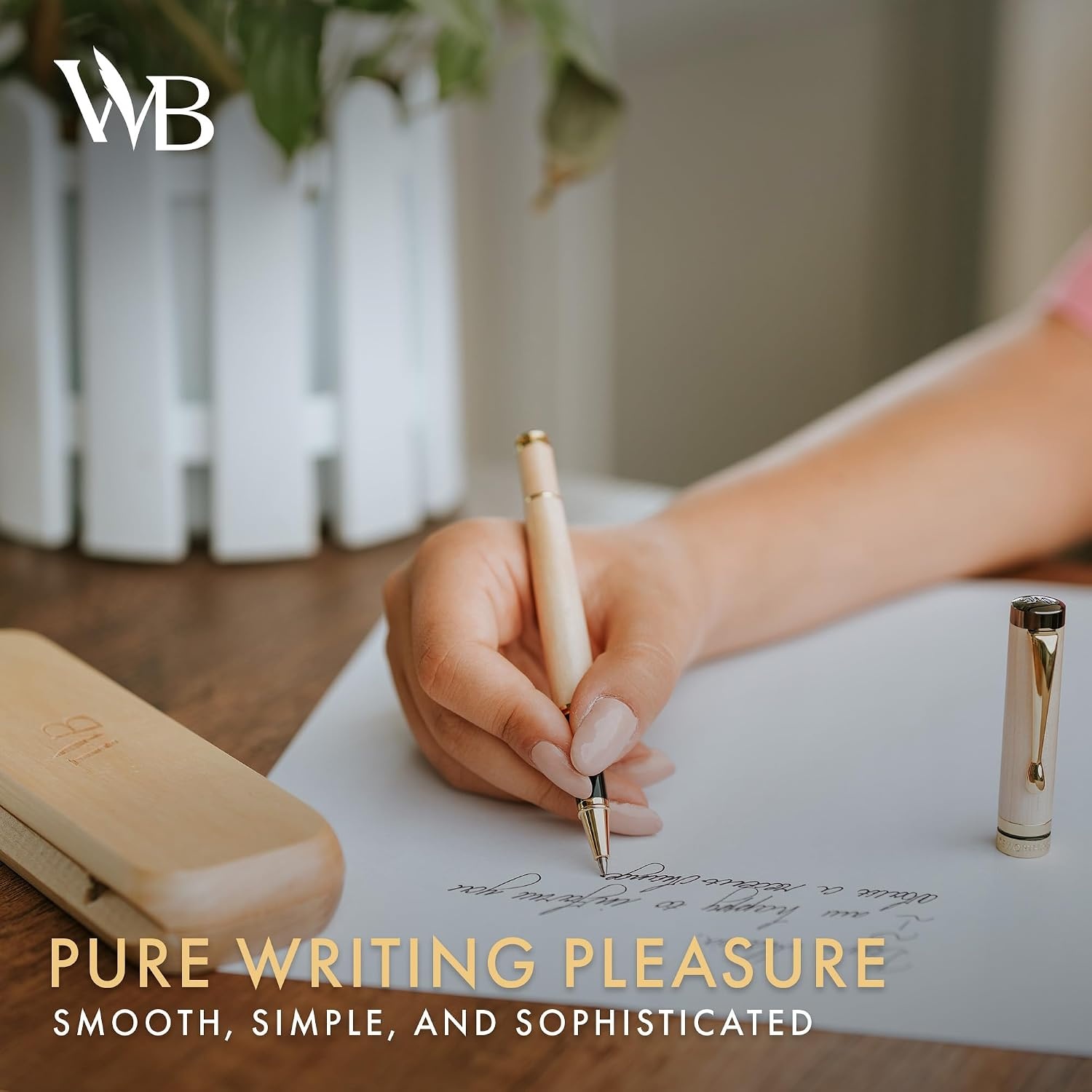 image:imageWordsworth and Black Rollerball PenStunning Luxury Pen Bamboo Blackwood Gold Finish Refillable Best Roller Ball Gift Set Pen for Men amp Women Ink Refill Point Office Pens for WritingMaple Wood