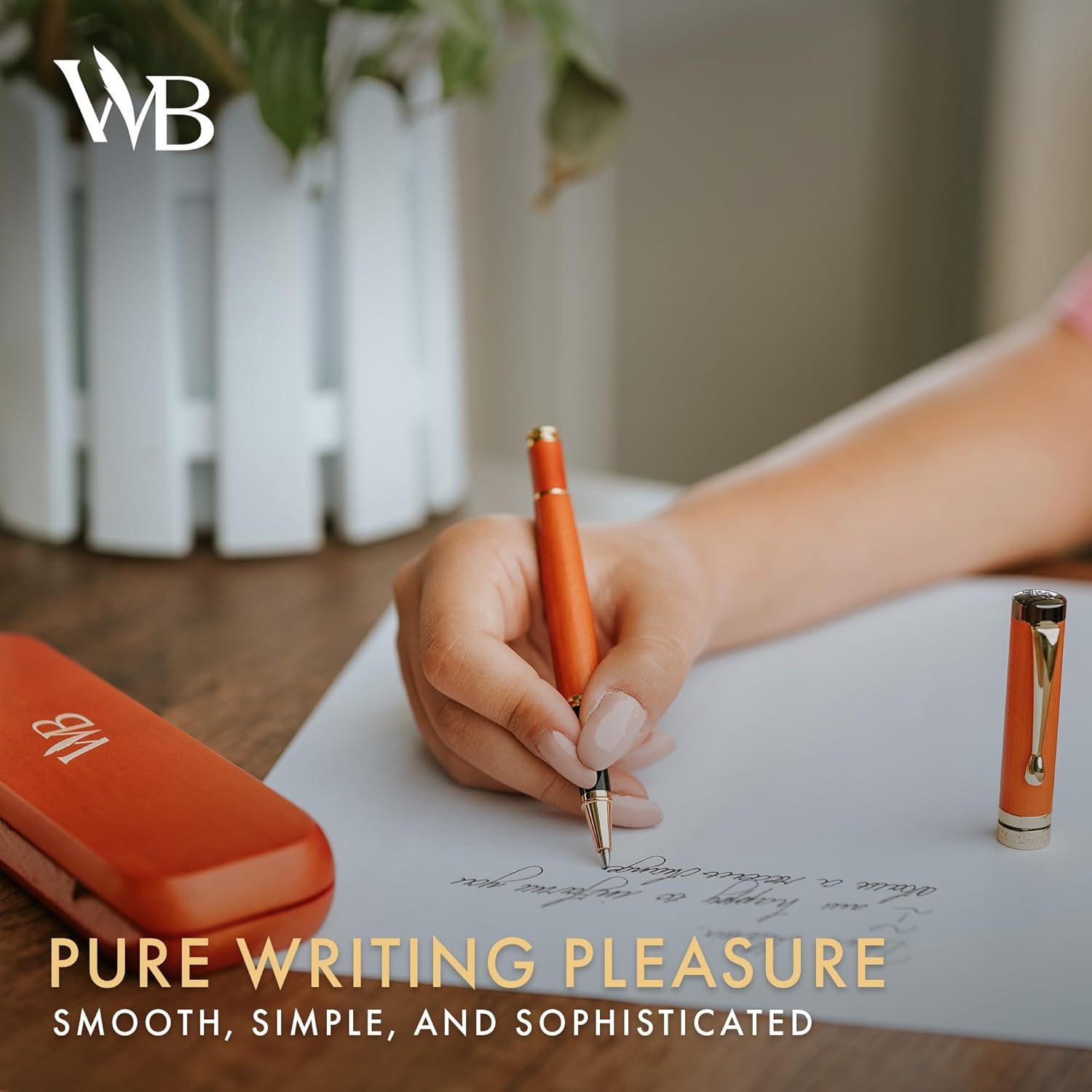 image:imageWordsworth and Black Rollerball PenStunning Luxury Pen Bamboo Blackwood Gold Finish Refillable Best Roller Ball Gift Set Pen for Men amp Women Ink Refill Point Office Pens for WritingCherry Wood