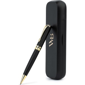 image:imageWordsworth and Black Ballpoint Pen Set  Stunning Luxury Pen Bamboo Violetwood Gold Finish Refillable Best Ball Pen for Men amp Women Black Ink Refill Elegant Point PenBlack Wood