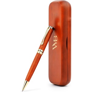 image:imageWordsworth and Black Ballpoint Pen Set  Stunning Luxury Pen Bamboo Violetwood Gold Finish Refillable Best Ball Pen for Men amp Women Black Ink Refill Elegant Point PenCherry Wood