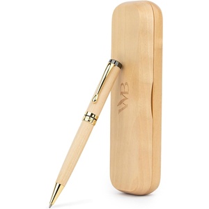 image:imageWordsworth and Black Ballpoint Pen Set  Stunning Luxury Pen Bamboo Violetwood Gold Finish Refillable Best Ball Pen for Men amp Women Black Ink Refill Elegant Point PenMaple Wood