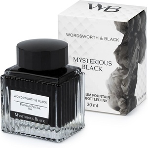 image:imageWordsworth and Black Fountain Pen Ink Bottle 30 ml Premium Luxury Edition Racing Green Fountain Pens Bottled Ink Classic Designed Bottle Smooth Flow 30 mlBlack
