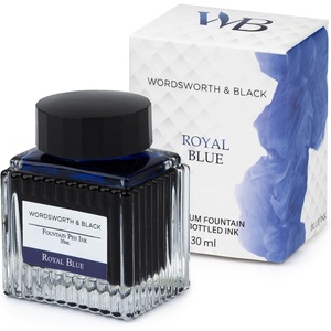 image:imageWordsworth and Black Fountain Pen Ink Bottle 30 ml Premium Luxury Edition Racing Green Fountain Pens Bottled Ink Classic Designed Bottle Smooth Flow 30 mlBlue