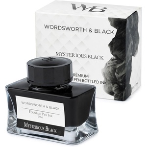image:imageWordsworth and Black Fountain Pen Ink Bottle 50 ml Premium Luxury Edition Racing Green Fountain Pens Bottled Ink Classic Designed Bottle Smooth Flow 50 mlBlack